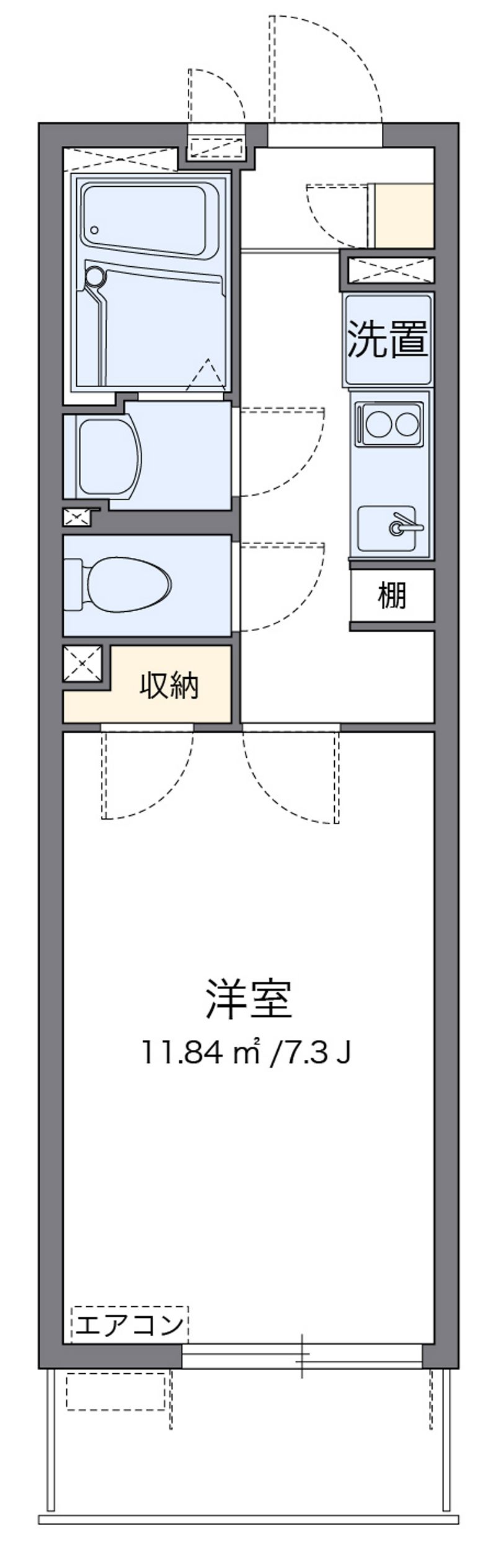 クレイノバローネ安城 間取図