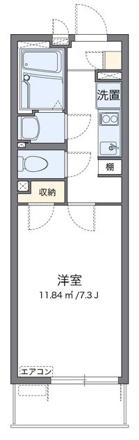 クレイノバローネ安城 間取り図