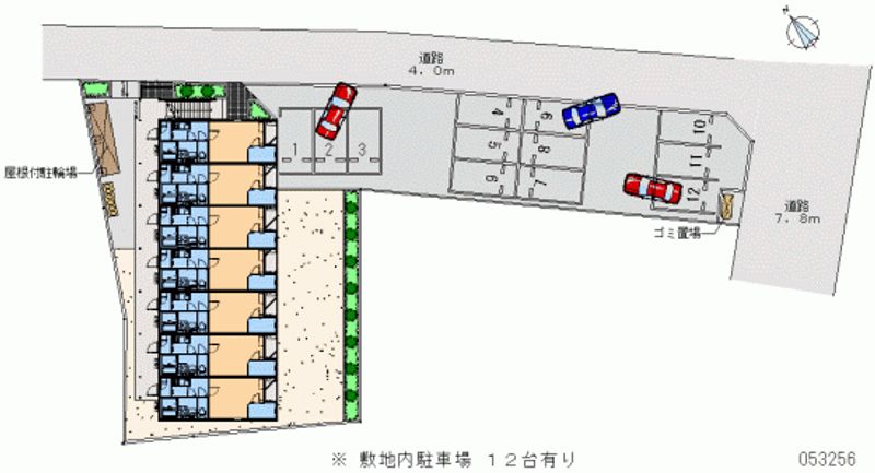 レオネクストきずな 月極駐車場