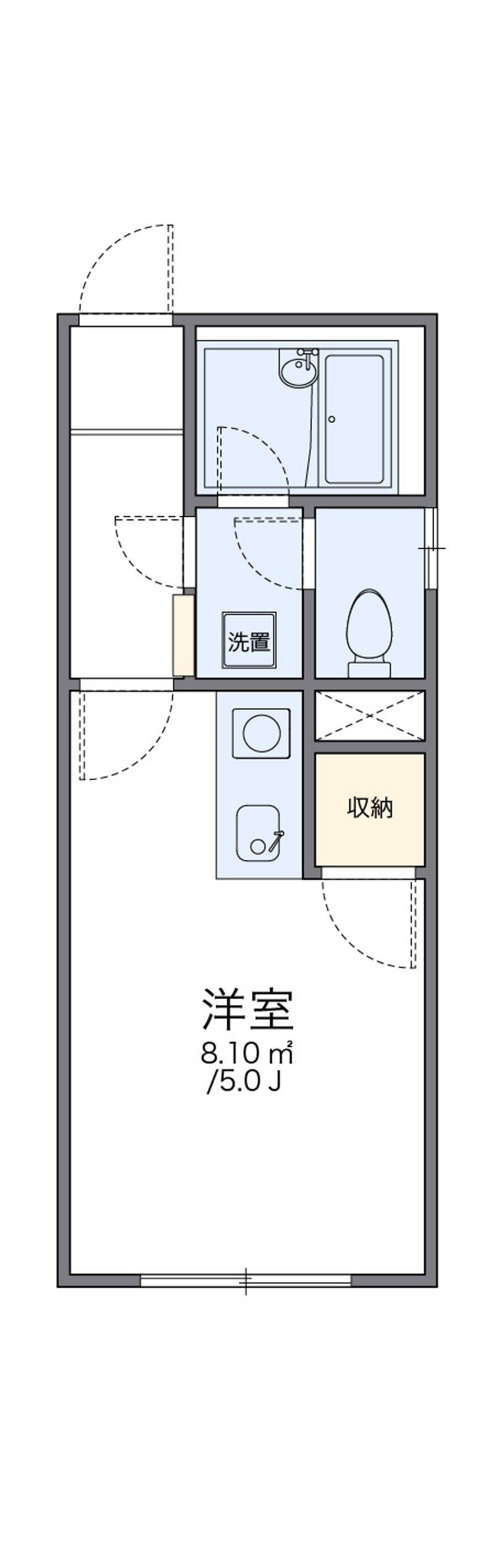 レオパレス南郷７丁目第１４ 間取図