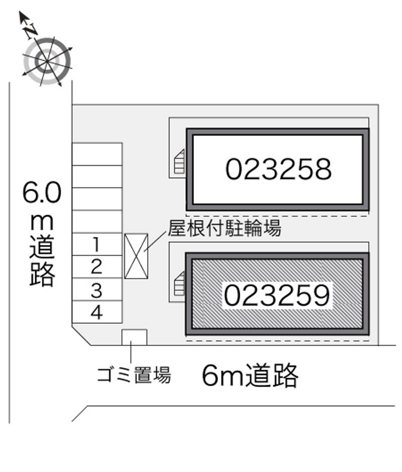 レオパレスエルフ 配置図