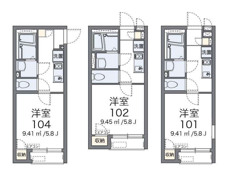 レオネクスト中田町 間取図