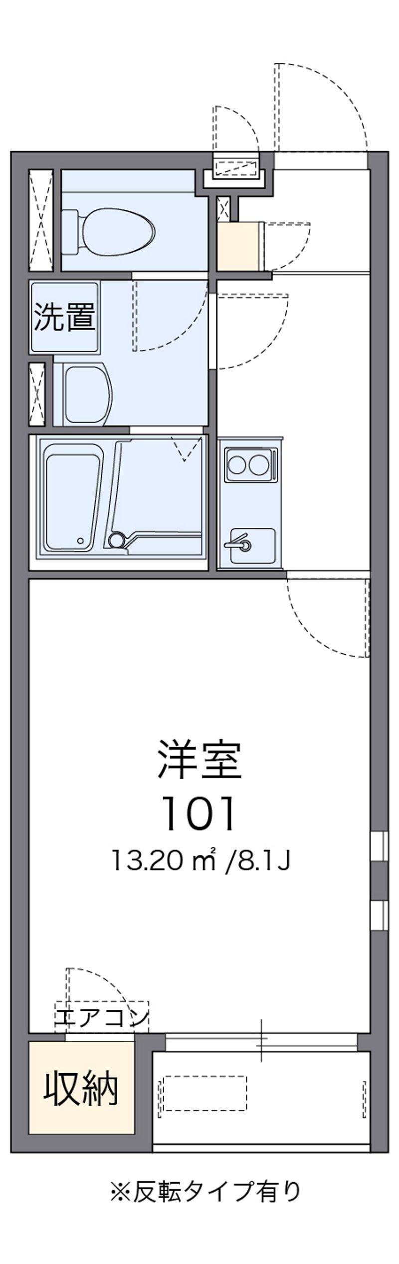 クレイノすずかぜ 間取図