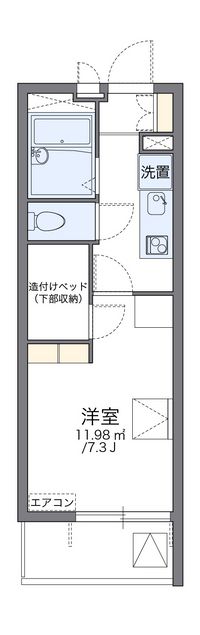 レオパレス松浜東 間取り図