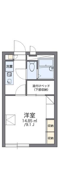 レオパレス明日香 間取り図