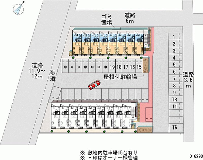 レオパレスＴＯＫＵＷＡⅠ 月極駐車場