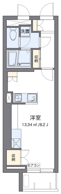 レオネクストアルバーロ原宿 間取り図