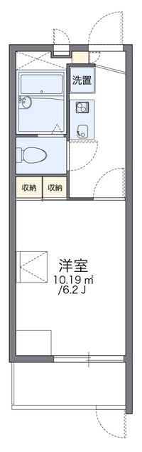 レオパレス花水木二番館 間取り図
