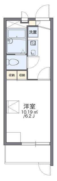 レオパレス花水木二番館 間取図