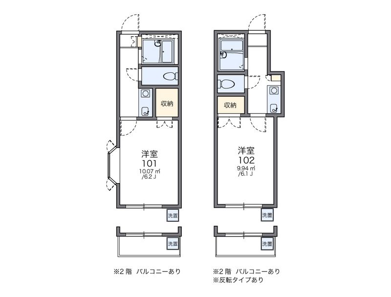 レオパレスＦＵＪＩ 間取図