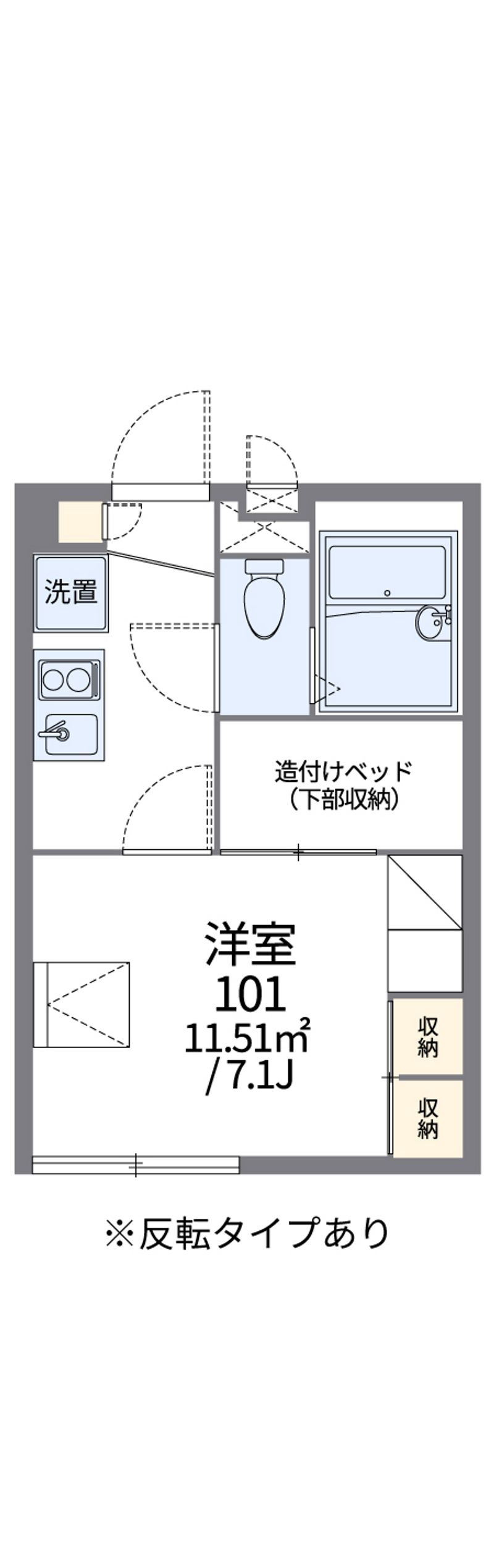 レオパレス杉山 間取図