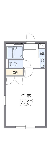 レオパレス花車 間取り図