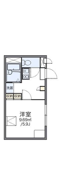 レオパレスアベニュー 間取り図