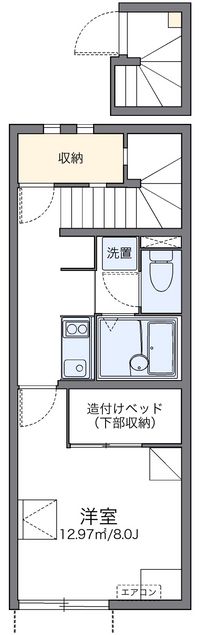 レオネクストリボーン岩代 間取り図