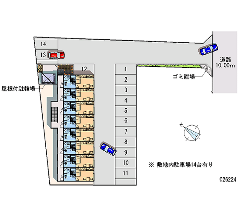 26224月租停车场