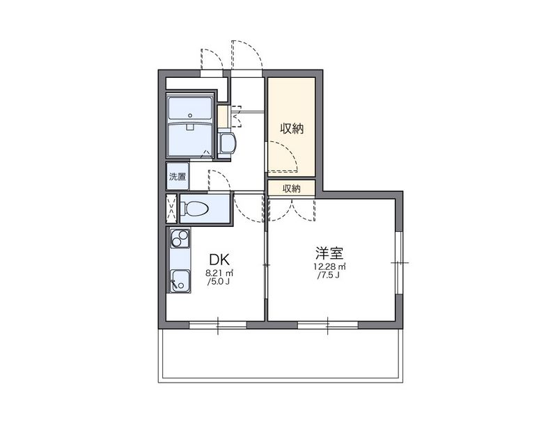 レオパレスＭＩＷＡ 間取図