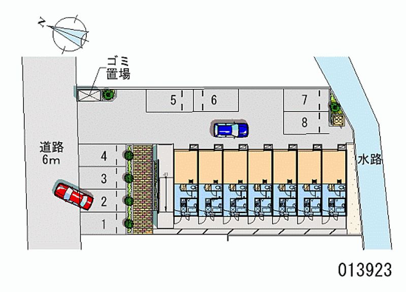 13923 Monthly parking lot