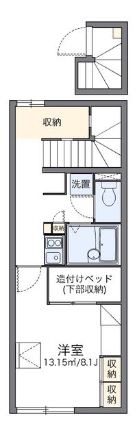 レオパレスステラクレスト 間取り図