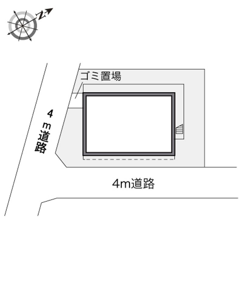 レオパレスエスペランサ中和泉 配置図