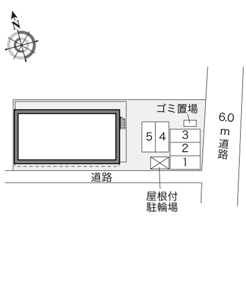 レオパレスボヌール 配置図