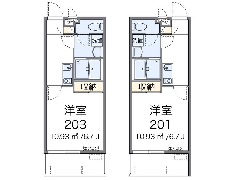 クレイノしまだばる 間取図
