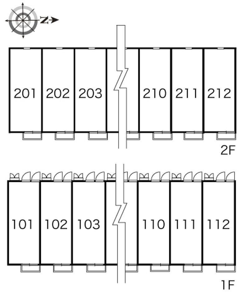 レオパレス拓人 間取配置図