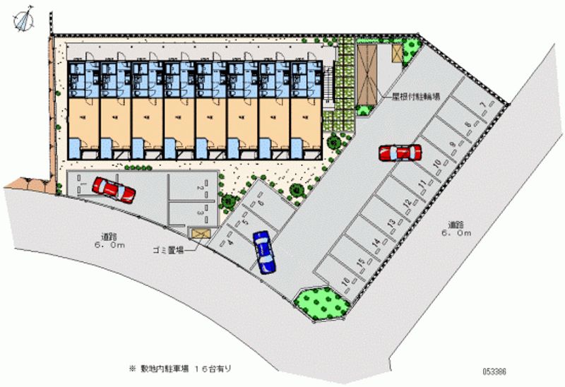 レオネクストウィル柏たなか 月極駐車場