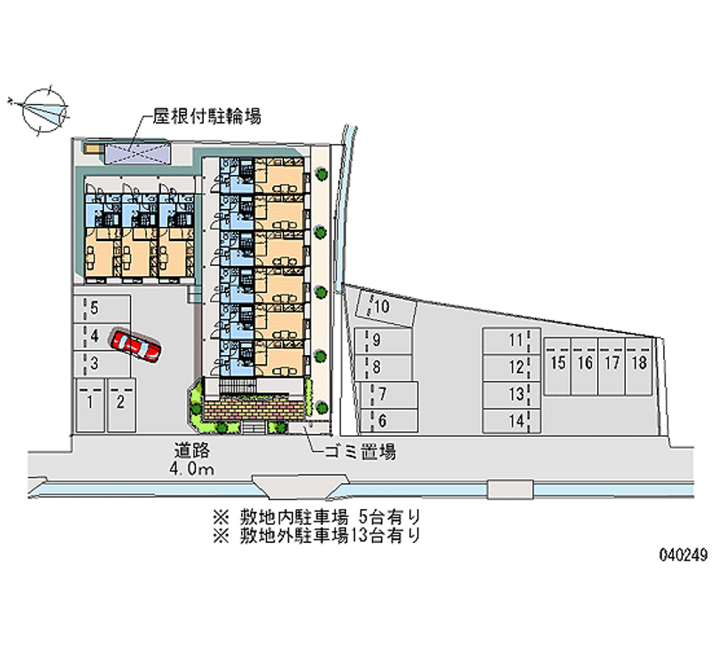 レオパレス国分寺 月極駐車場