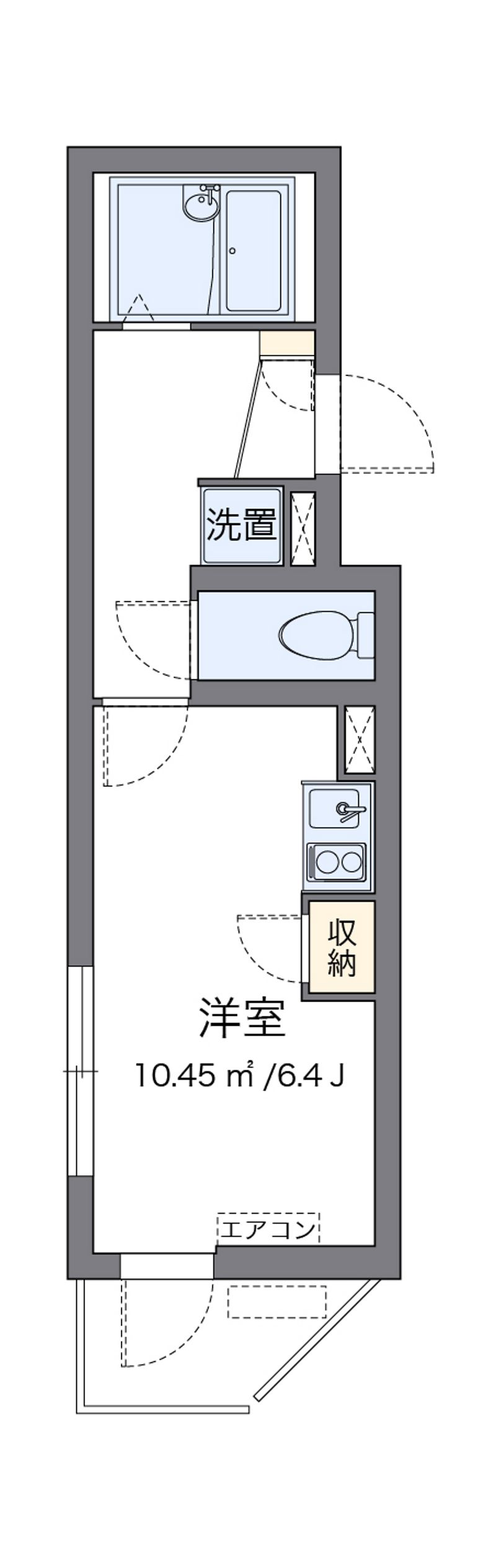 クレイノ根岸　セレッソ 間取図