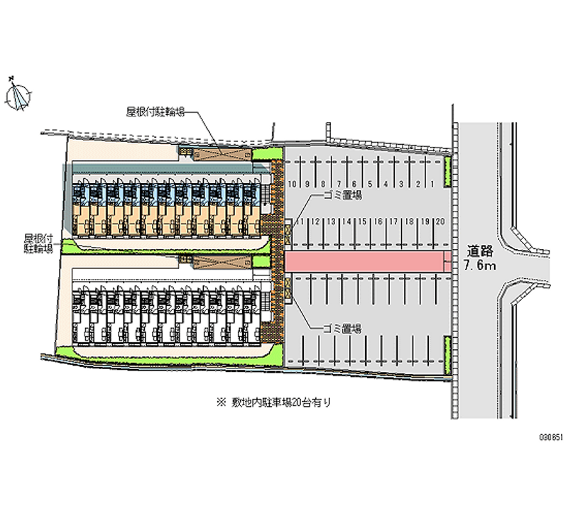 30651 Monthly parking lot