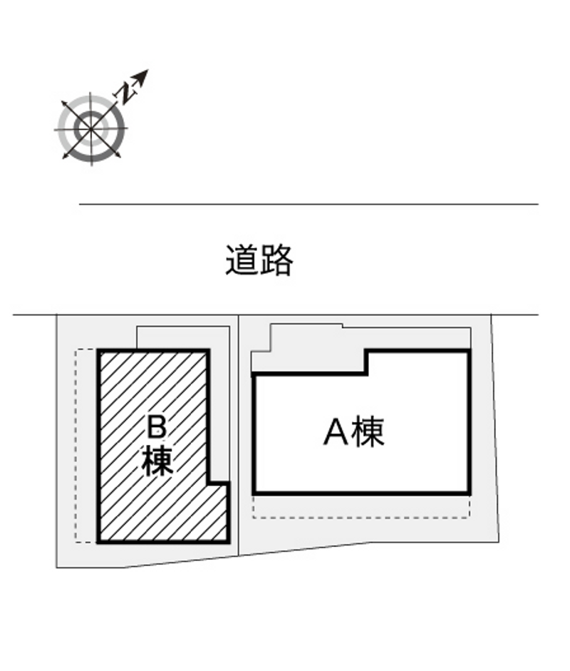 レオパレス朝霞第２ 配置図