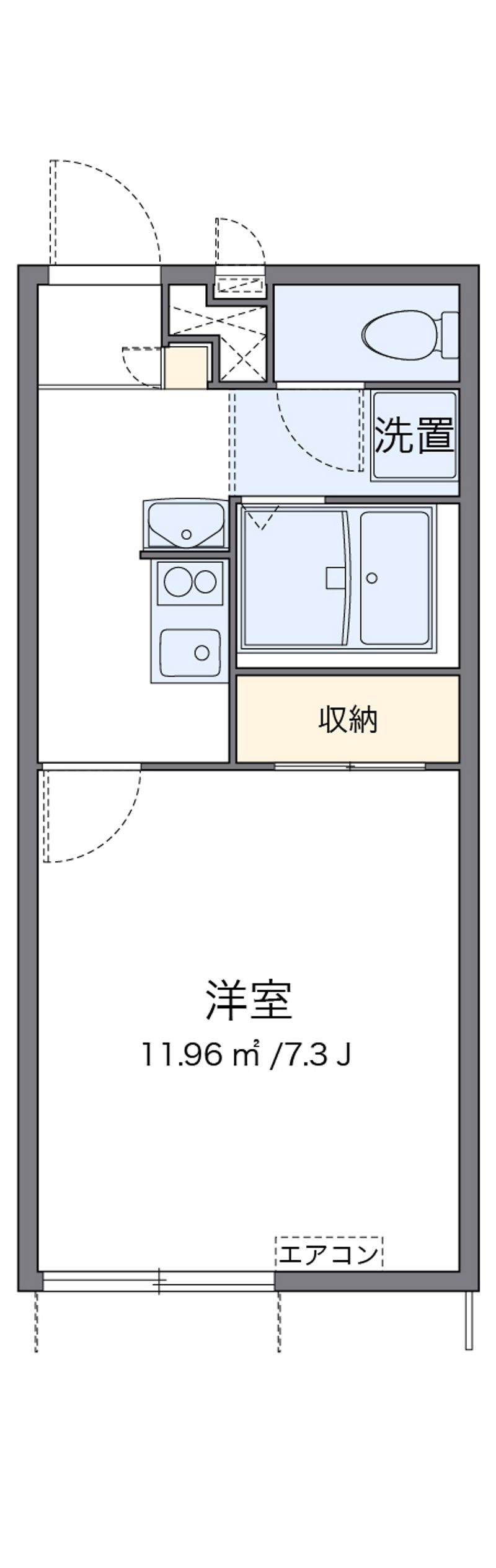 レオパレスユングフラウ 間取り
