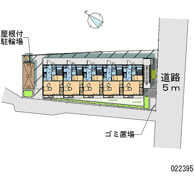 レオパレスＹＯＫＯＨＡＭＡ 区画図