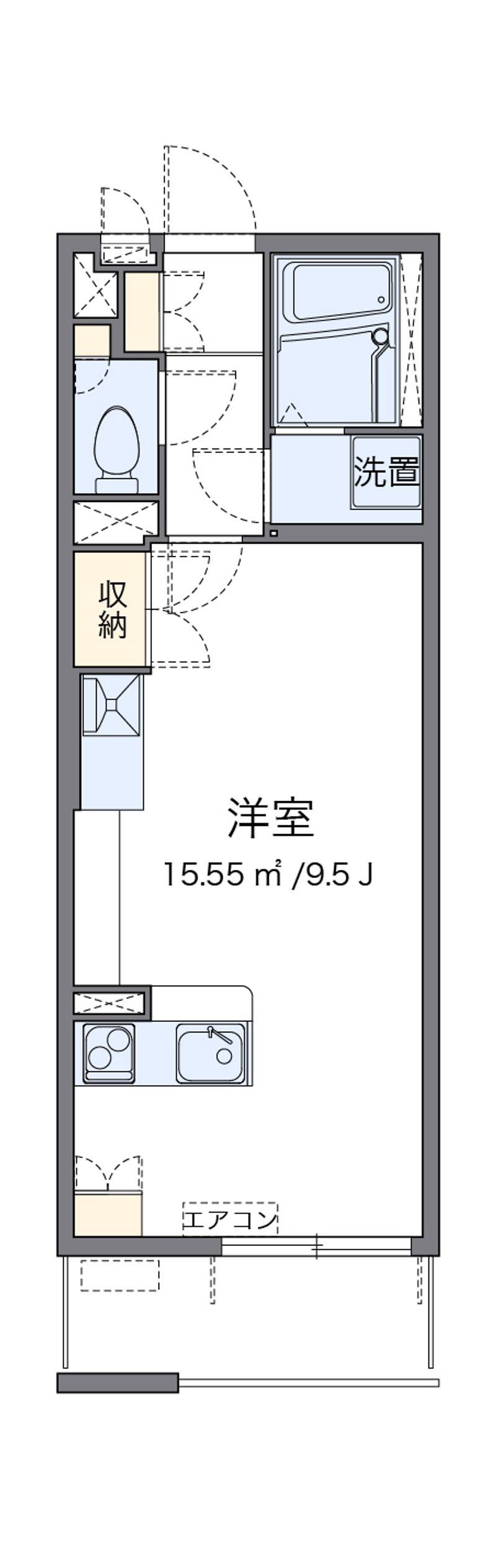 レオネクストひだまりⅡ 間取図