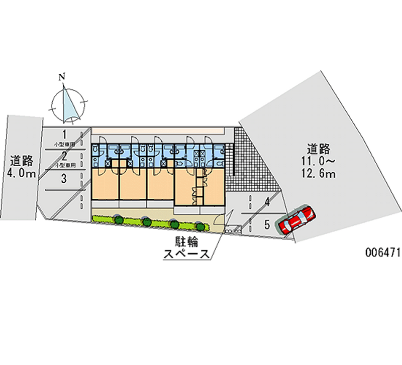 レオパレス祇園町 月極駐車場