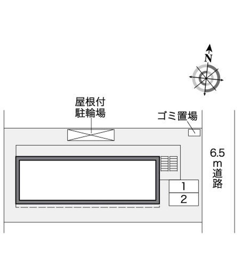 レオパレスプロスパ 配置図