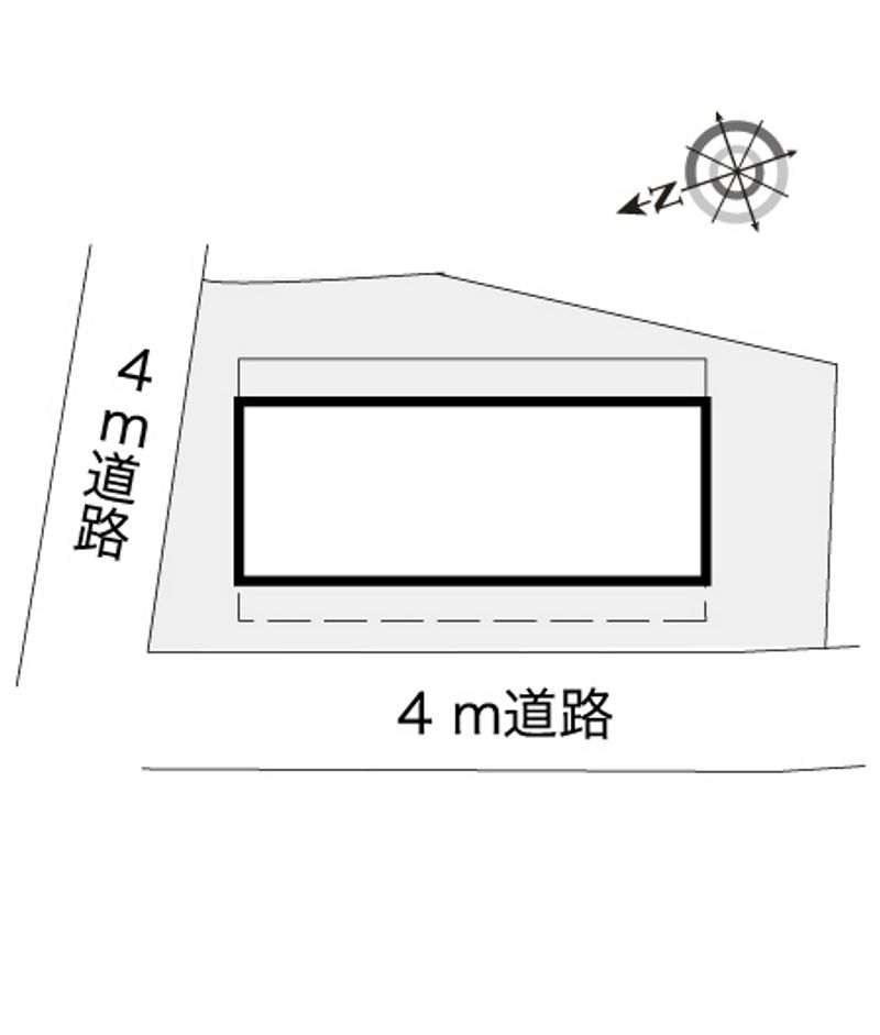 レオパレス保春院ｐａｒｔ１ 配置図