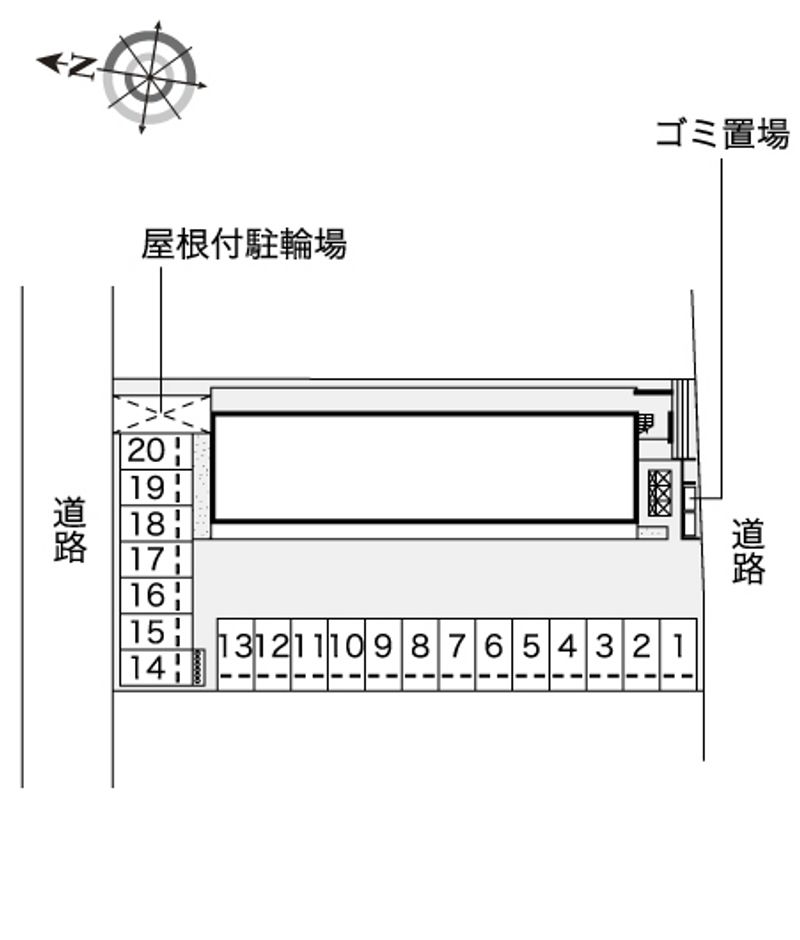 レオネクストレオテクノポリス２ 駐車場