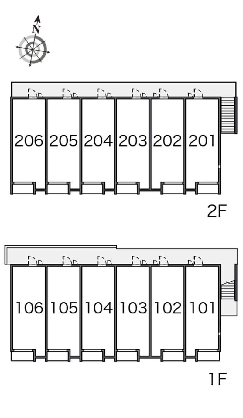 ミランダＳｏｕｔｈ　Ｖｉｅｗ 間取配置図