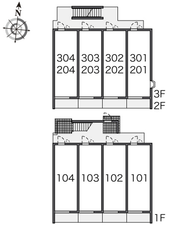 レオパレスエントピア 間取り配置図