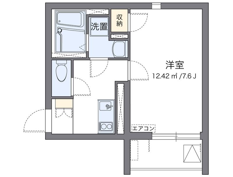クレイノリヒト 間取図