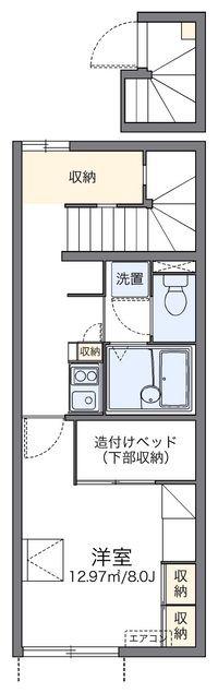 レオパレスカルミア住吉　Ａ 間取り図