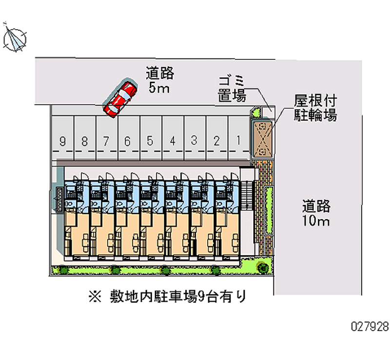 レオパレス根方 月極駐車場