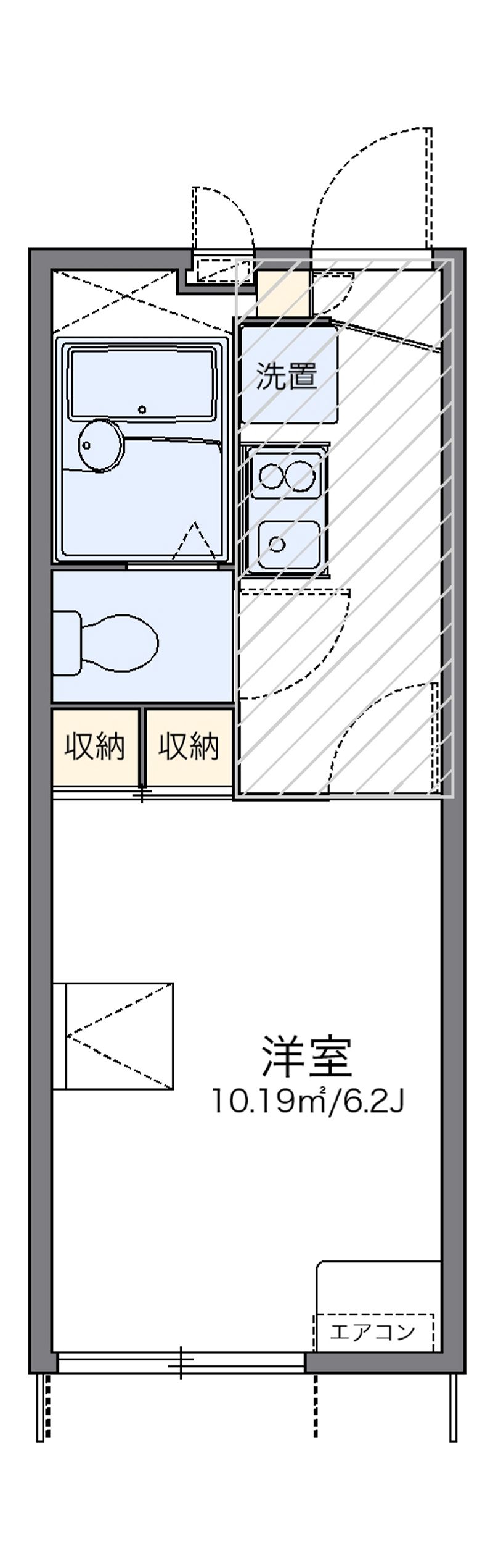レオパレス鎌倉台 間取り