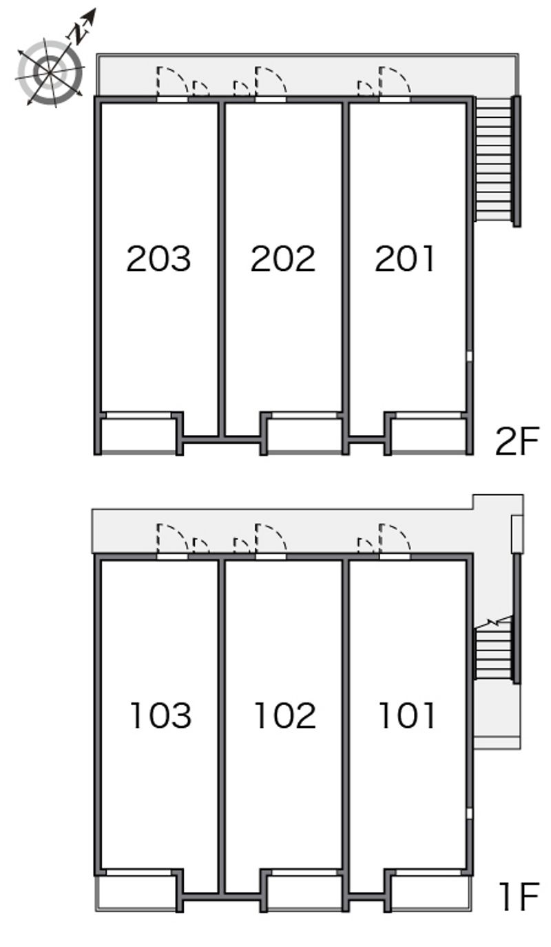 ミランダ古泉 間取り配置図