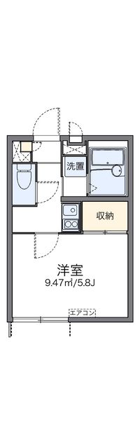 レオパレス磐手 間取り図