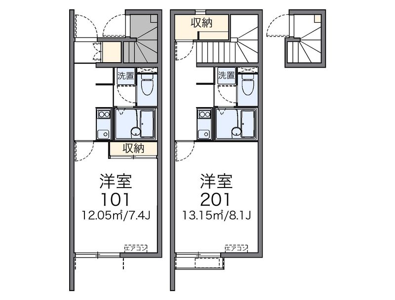 レオネクストエルラゾ 間取図