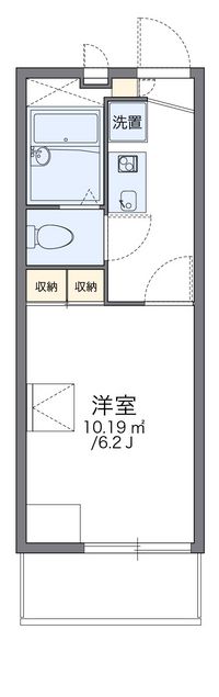 レオパレスシャンテ三国本町 間取り図