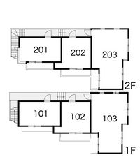 レオパレス上大岡第１２ 間取り配置図