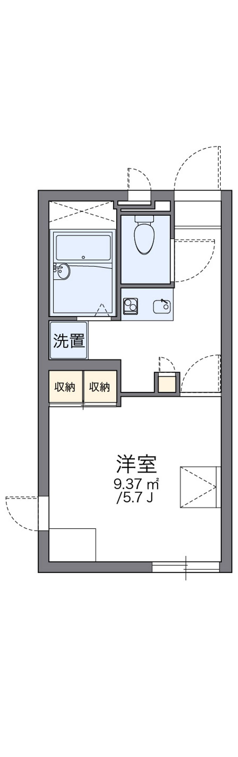 leopalace YAMATO Sơ đồ nhà